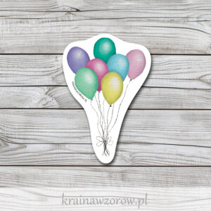Balony naklejka