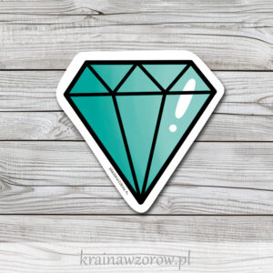 0020-diament-naklejka-pojedyncze-krainawzorow-pl