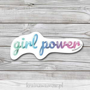 0021-girlpower-naklejka-pojedyncze-krainawzorow-pl