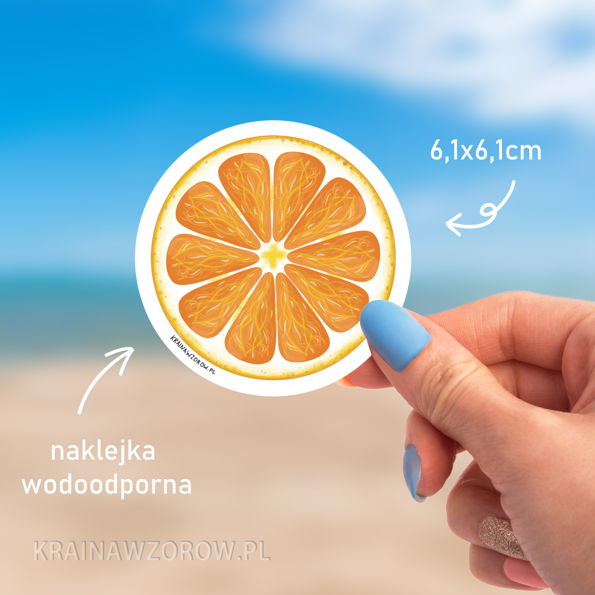 pomarancza-naklejka-kraina-wzorow-perspektywa pomarancza-naklejka-kraina-wzorow-wielkosc