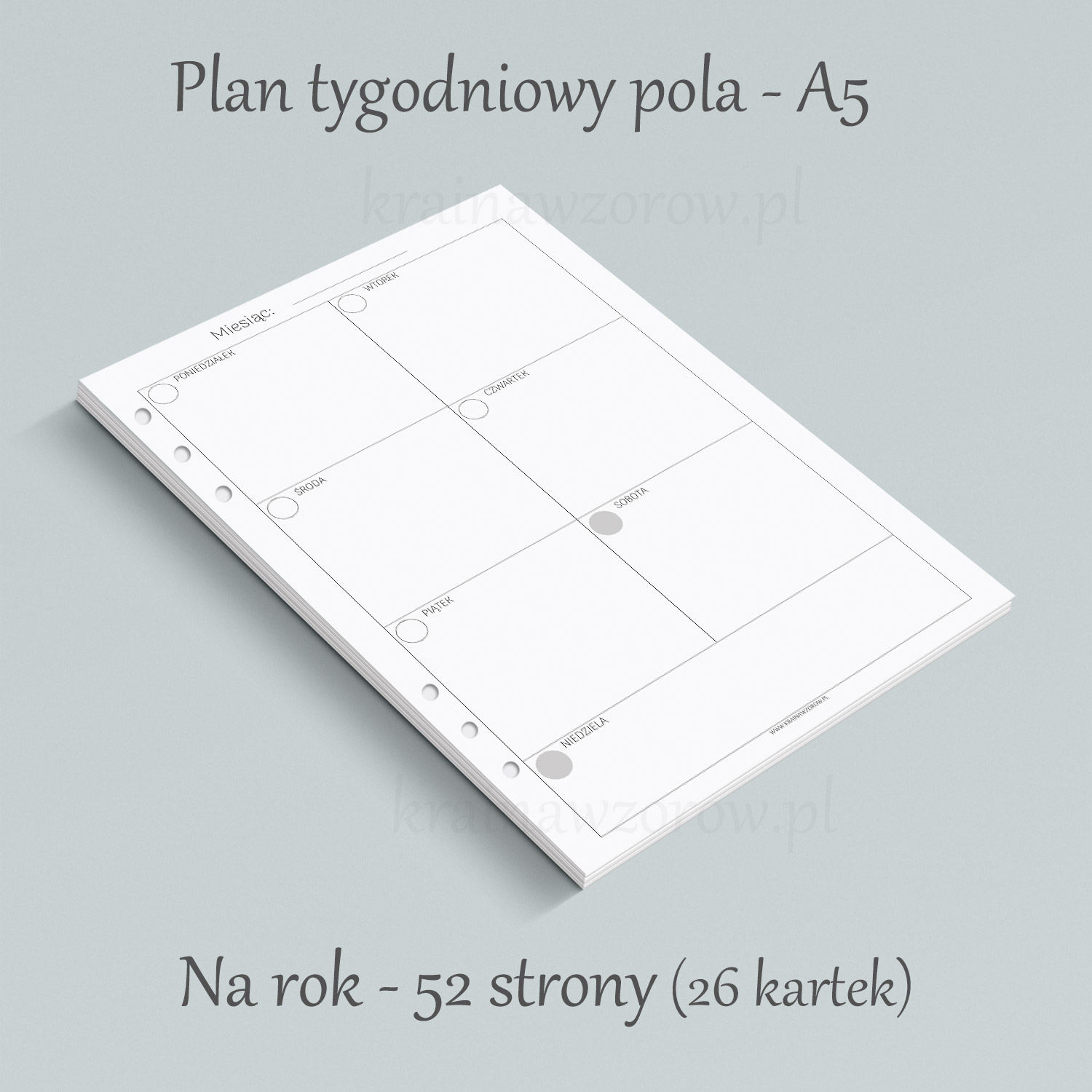 stos-kartek-plan-tygodniowy-na-strone-kraina-wzorow-pl1 stos-kartek-plan-tygodniowy-na-strone-kraina-wzorow-pl1