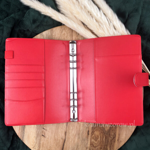 binder-okladka-a5-skorzany-organizer-czerwony-krainawzorow-pl-1