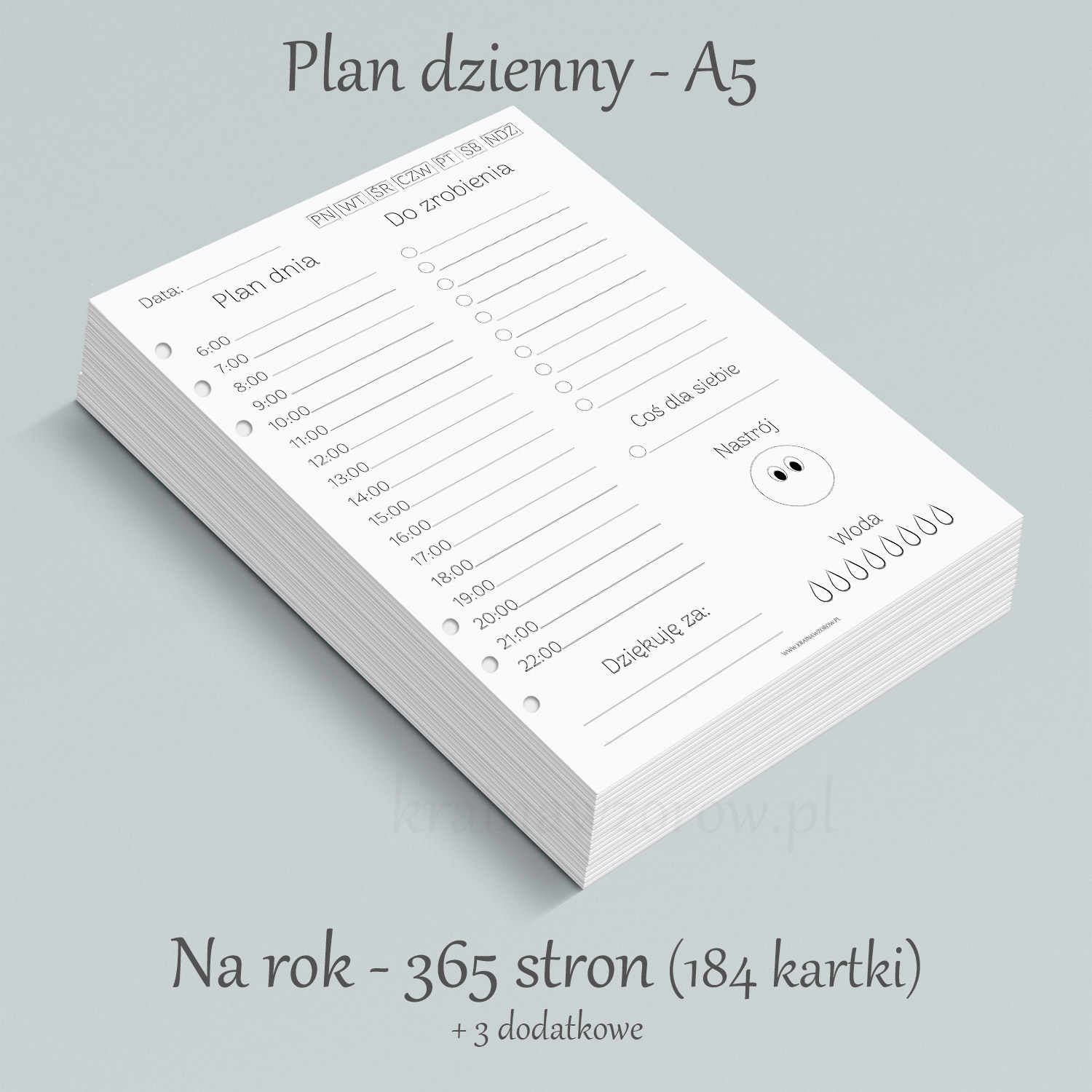 stos-kartek-plan-dzienny-a5-rok-kraina-wzorow-pl stos-kartek-plan-dzienny-a5-rok-kraina-wzorow-pl