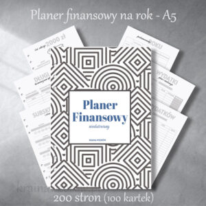 Planer finansowy A5 NA ROK - wkład do organizera