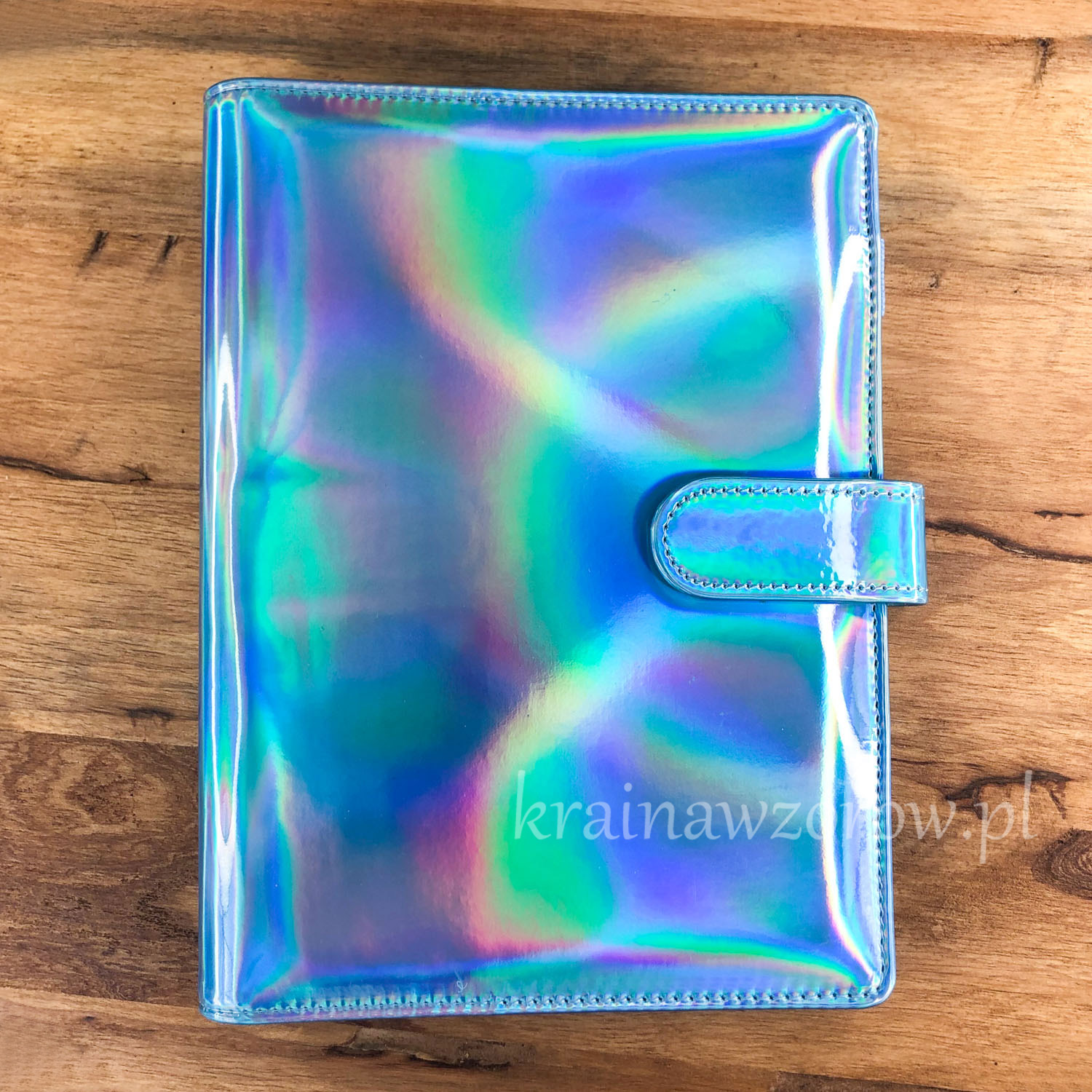 binder-okladka-a5-organizer-holograficzna-lazurowa-krainawzorow-pl binder-okladka-a5-organizer-holograficzna-lazurowa-krainawzorow-pl
