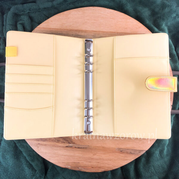 binder-okladka-a5-organizer-holograficzna-zlota-krainawzorow-pl-2