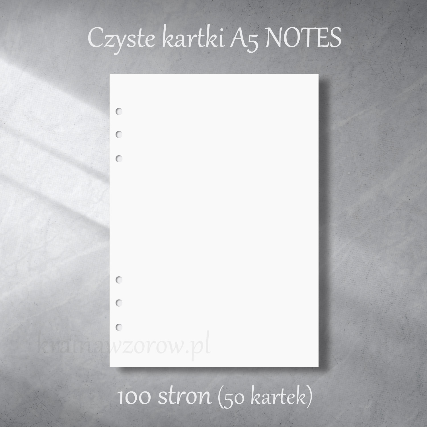 wklad-czyste-kartki-krainawzorow-pl