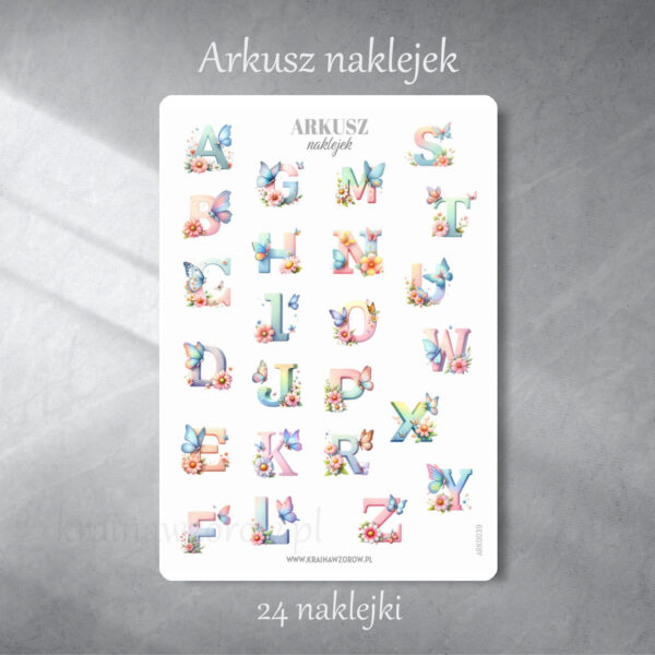 0039-litery-z-motylami-arkusz-naklejek-naklejki-krainawzorow-pl-1 0039-litery-z-motylami-arkusz-naklejek-naklejki-krainawzorow-pl-1