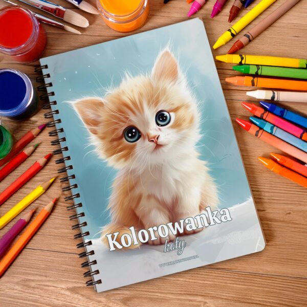 kolorowanka-okladka-kredki-koty kolorowanka-okladka-kredki-koty
