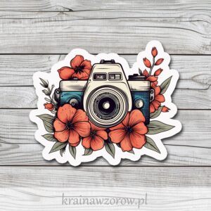 0099-aparat-foto-kwiaty-naklejka-pojedyncze-krainawzorow-pl.jpg