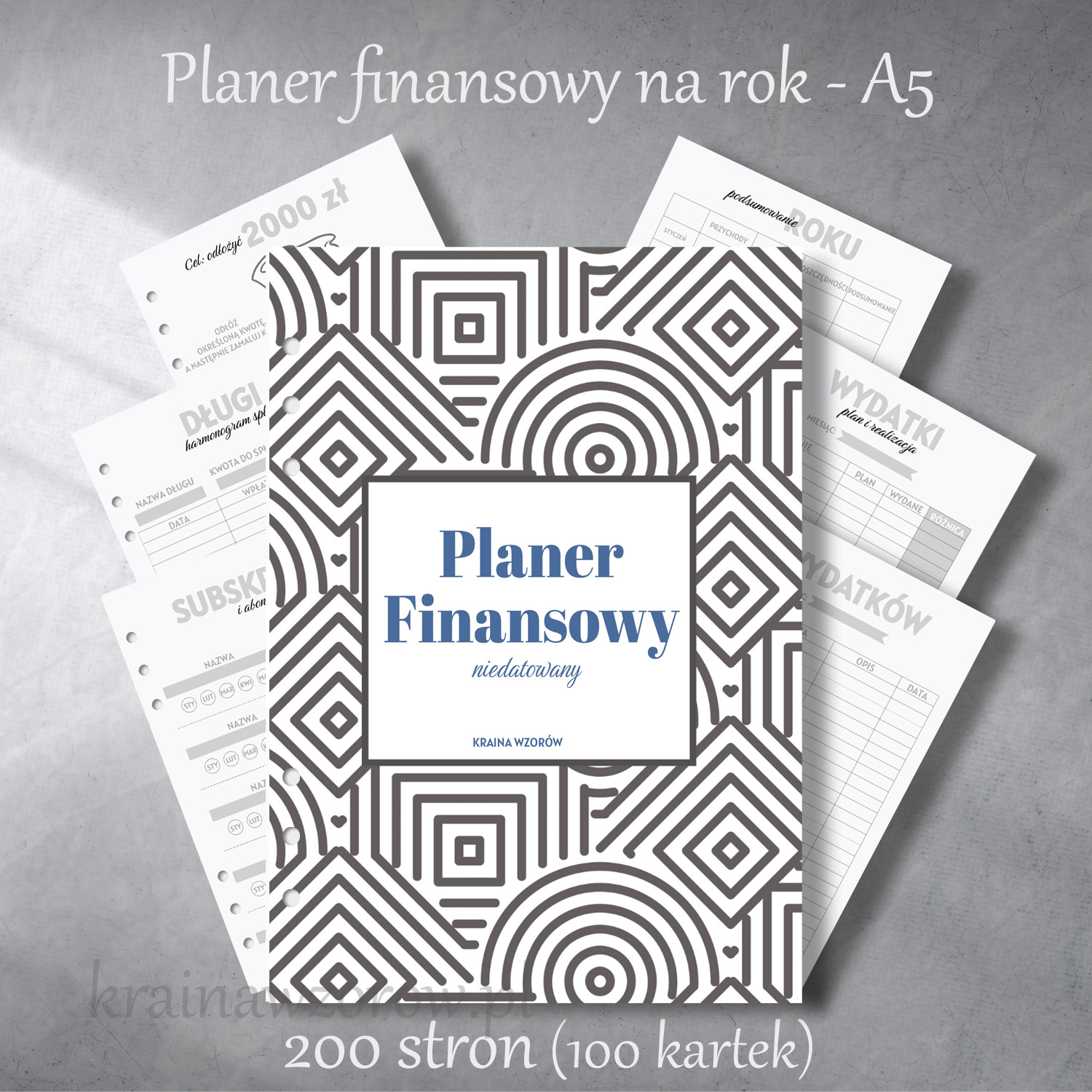 wklad-planer-fiansowy-krainawzorow-pl-okladka-wzory-geometryczne wklad-planer-fiansowy-krainawzorow-pl-okladka-wzory-geometryczne