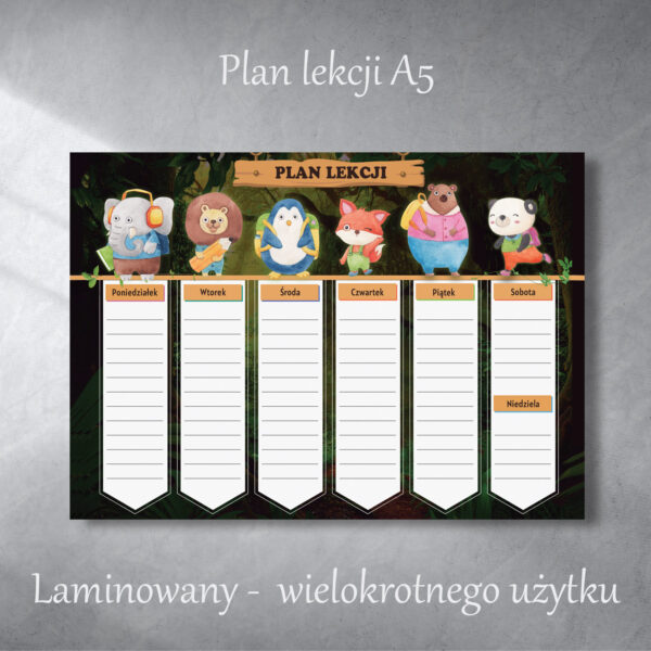 plan-lekcji-dzungla-laminowany-krainawzorow-pl plan-lekcji-dzungla-laminowany-krainawzorow-pl