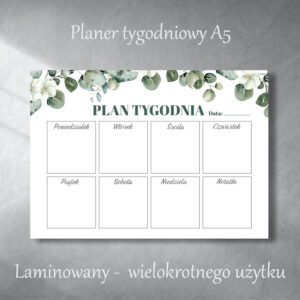 planer-laminowany-tygodniowy-notatki-kraina-wzorow-pl-kwiaty-zielone