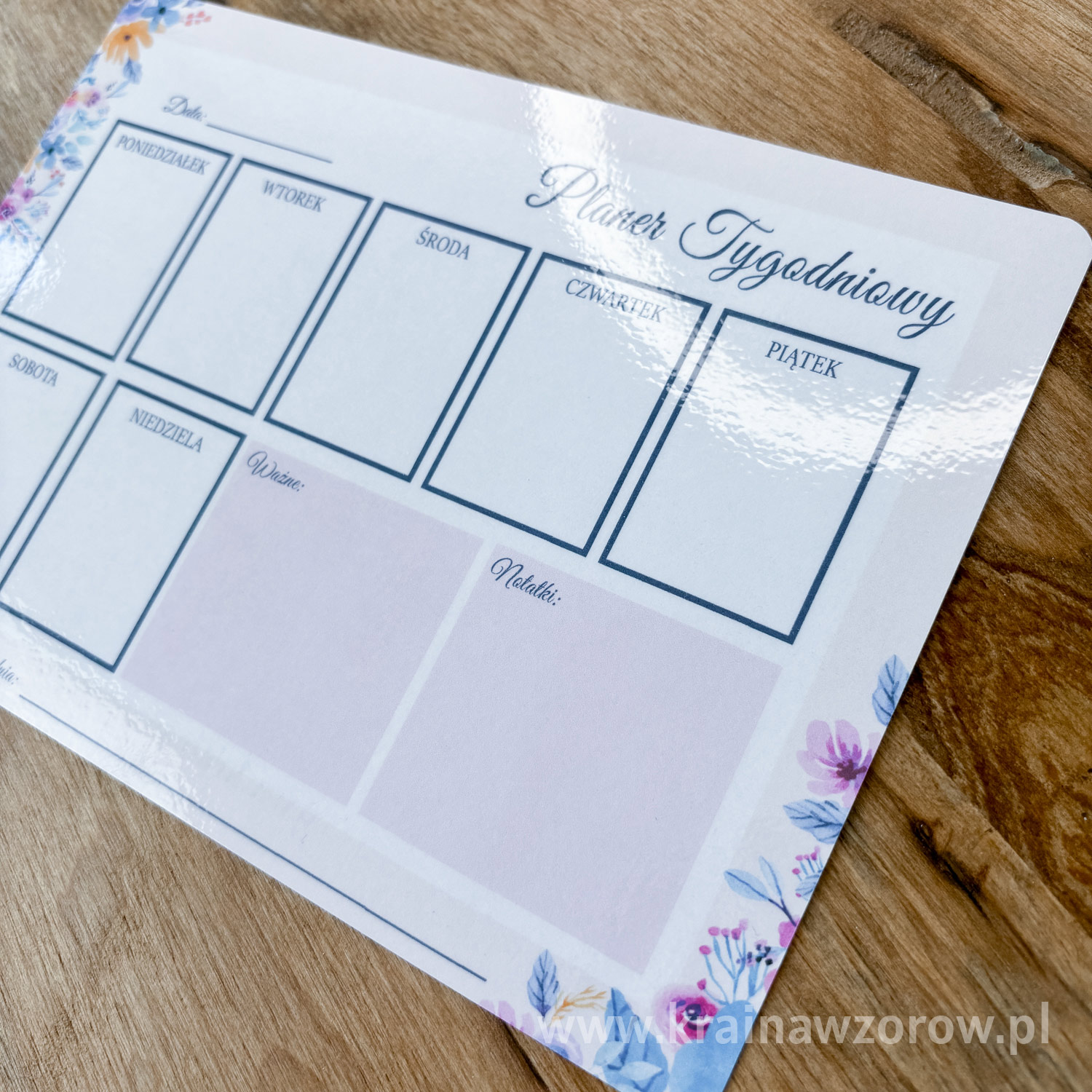 planer-tygodniowy-kwiaty-granatowe-ramki-krainawzorow planer-tygodniowy-kwiaty-granatowe-ramki-krainawzorow