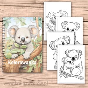 kolorowanka-na-spirali-koala-krainawzorow-pl-001
