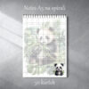 notes-na-spirali-panda-50-kartek-krainawzorow-pl