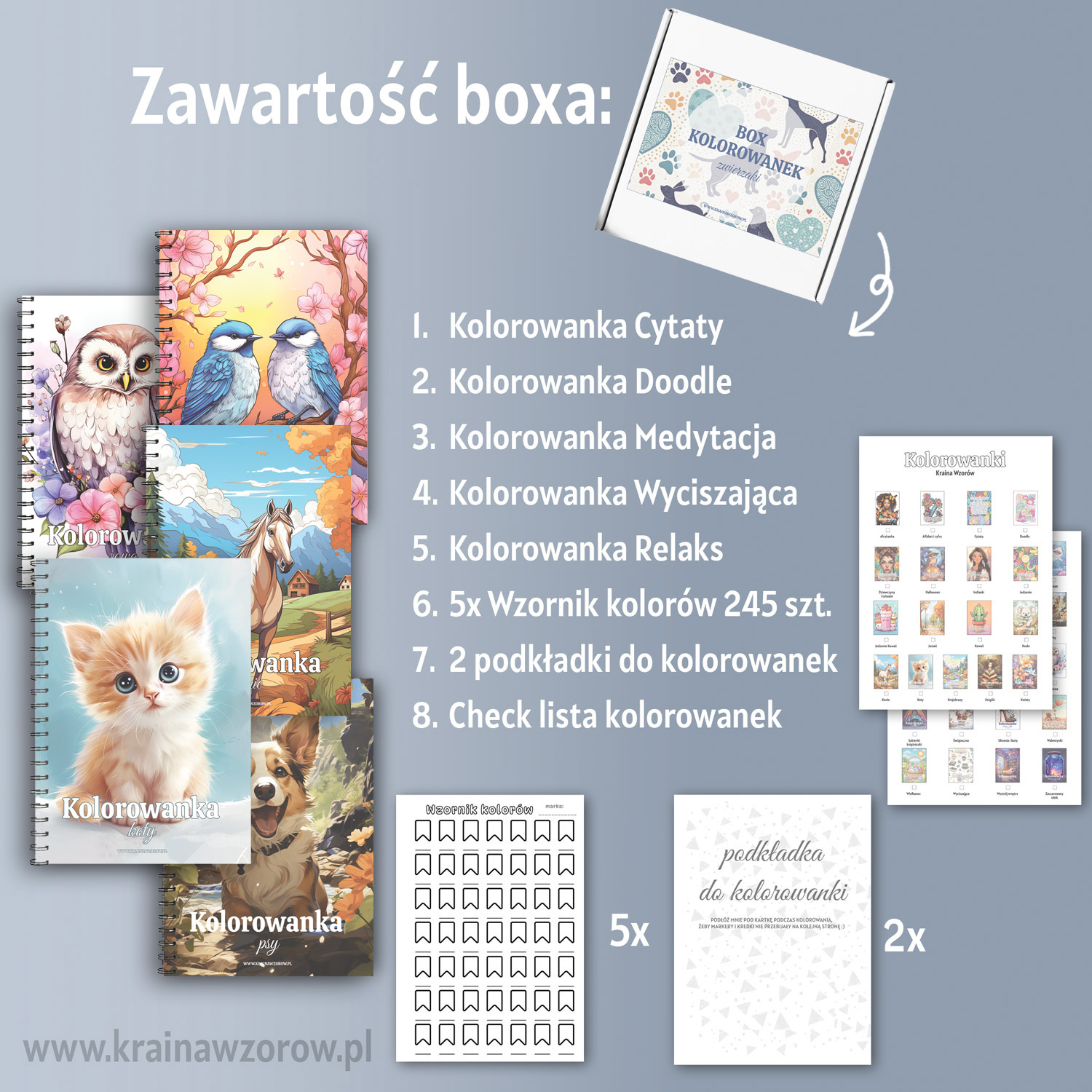 box-zwierzaki-z-boku-kraina-wzorow-zawartosc1