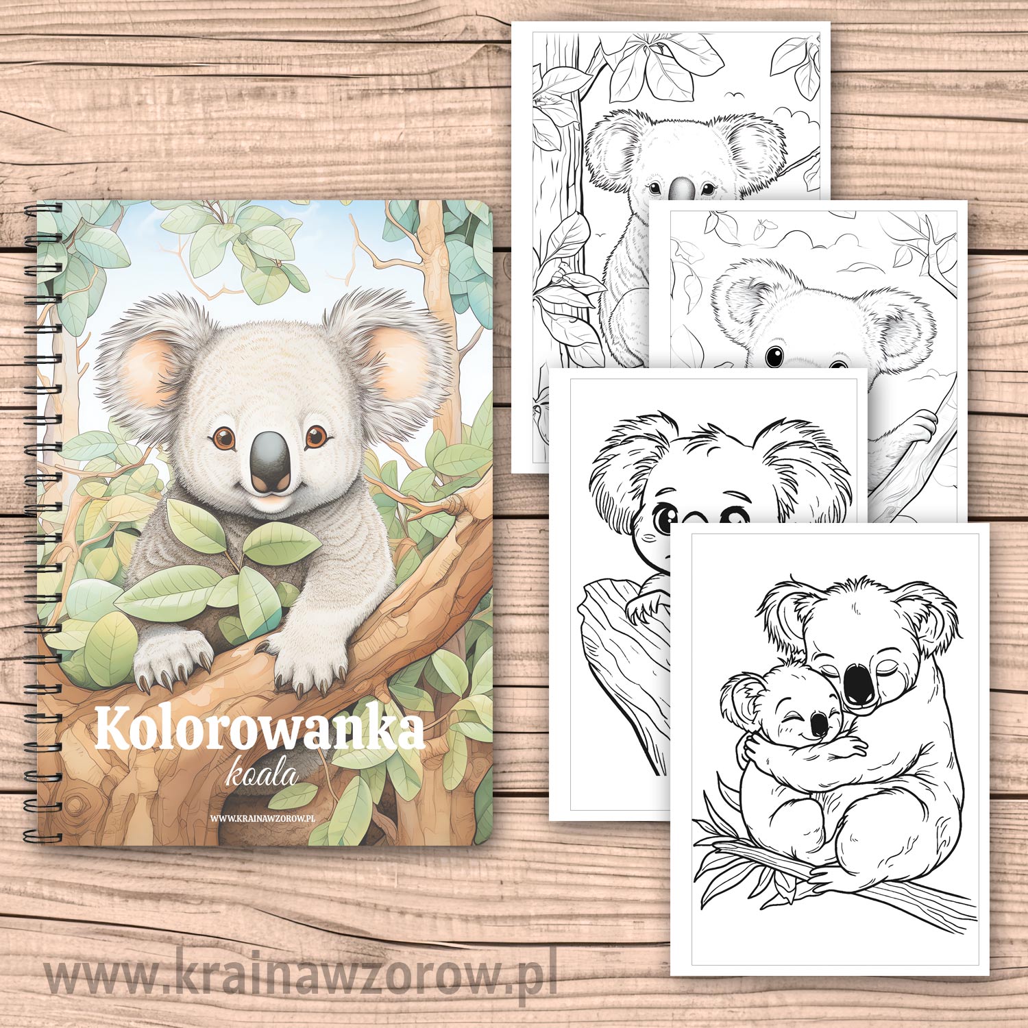 kolorowanka-na-spirali-koala-krainawzorow-pl-1z kolorowanka-na-spirali-koala-krainawzorow-pl-1z