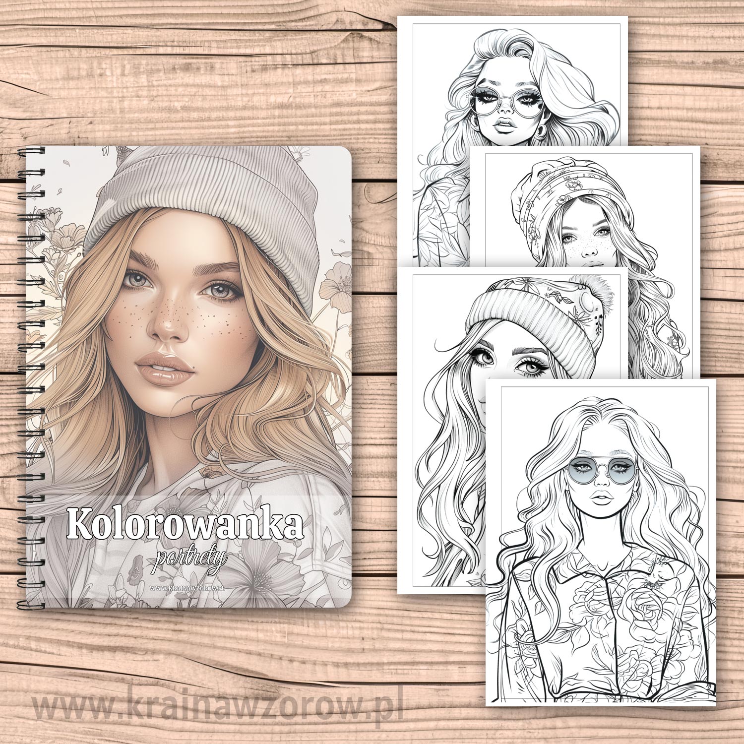 kolorowanka-na-spirali-portrety-krainawzorow-pl-06z kolorowanka-na-spirali-portrety-krainawzorow-pl-06z