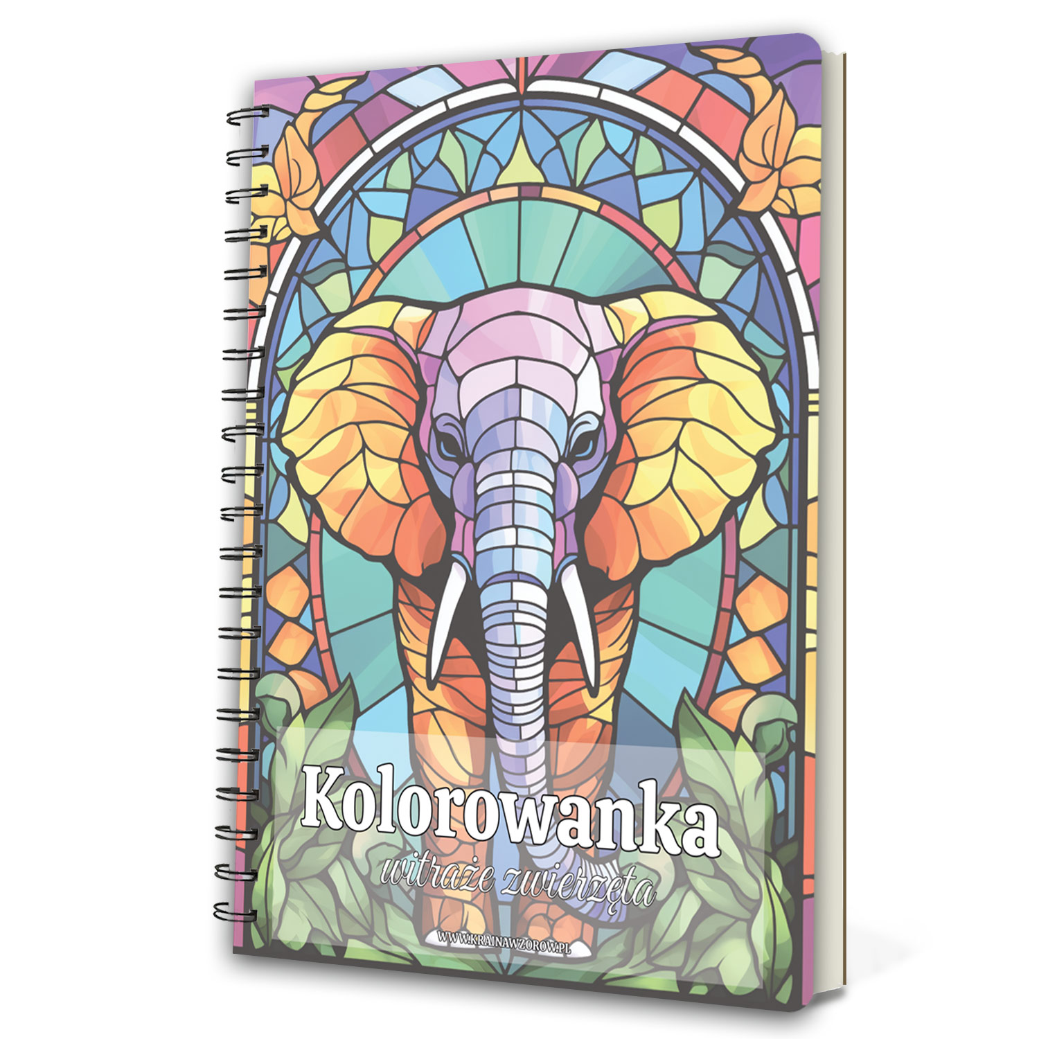 kolorowanka-na-spirali-witraze-zwierzetakrainawzorow-pl-003a