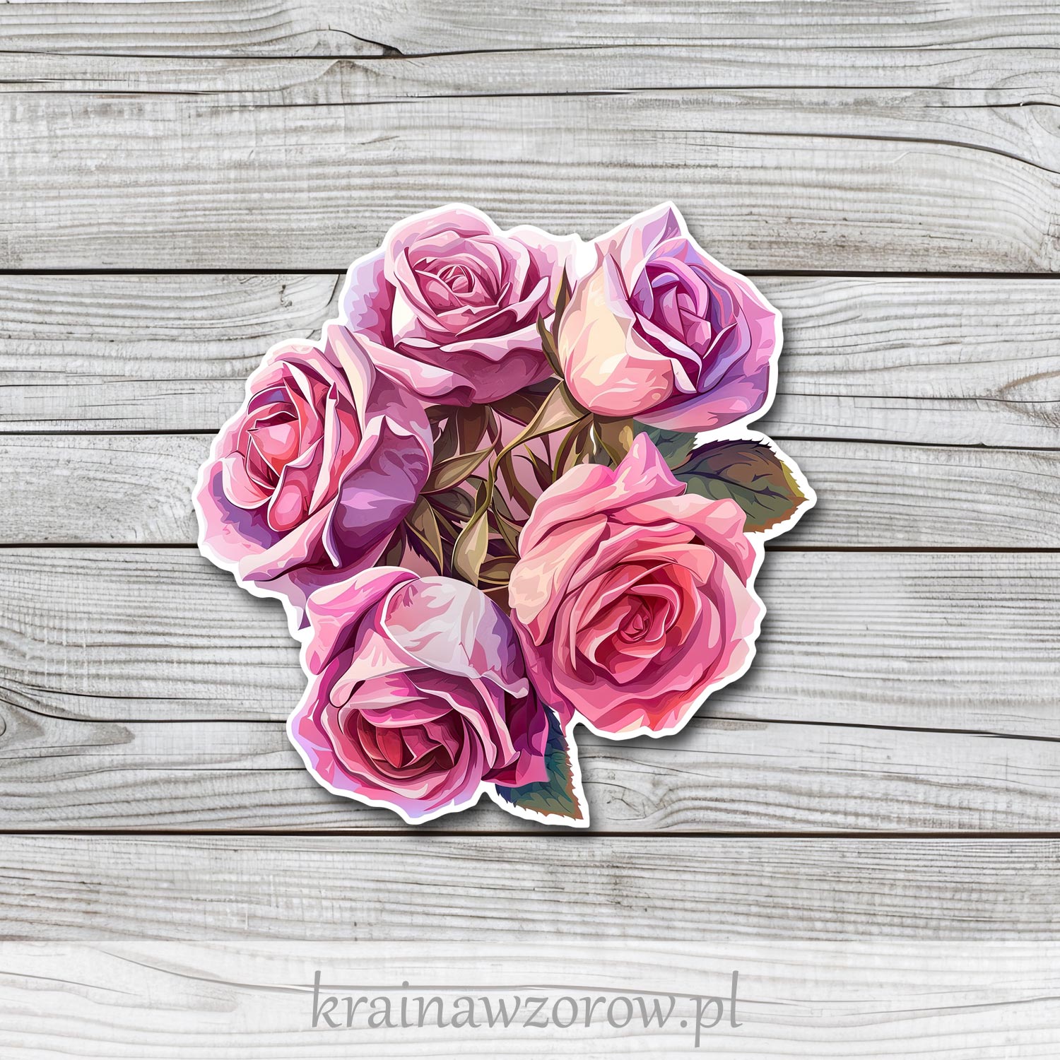 0137-roze-rozowe-1-naklejka-pojedyncze-krainawzorow-pl